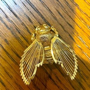 Vintage Monet Bee Brooch